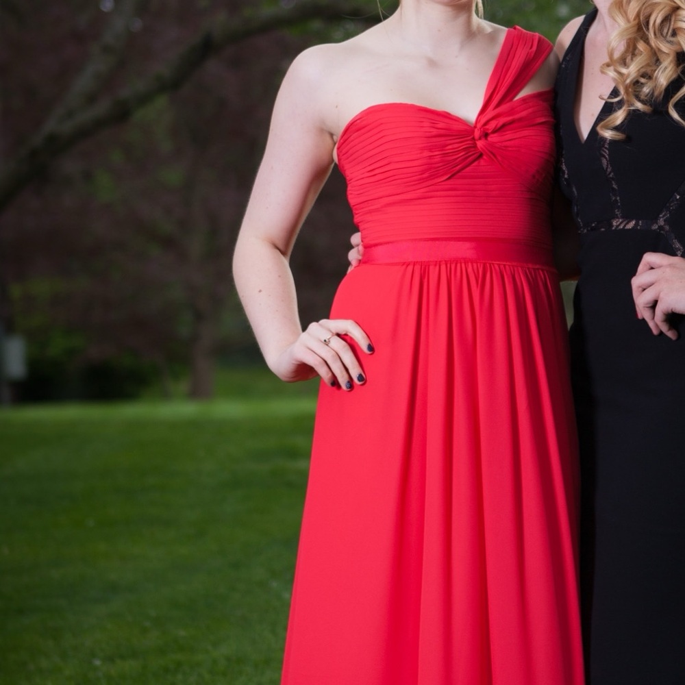BCBG Jamille Elegant Red Evening Gown
